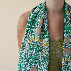 Foulard en soie Jardin William Morris - V&A