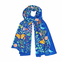 C.F.A. Voysey Butterflies and Birds Scarf - V&A