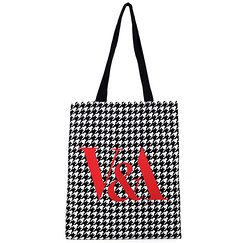 Sac Pied-de-poule blanc - V&A
