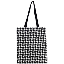 Sac Pied-de-poule blanc - V&A