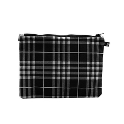 Tartan clutch bag