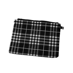 Tartan clutch bag