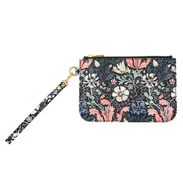 Compton -William Morris flat leather clutch bag - V&A