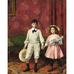 Deux enfants [Pierre et Valentine]