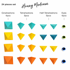Coffret Miel Medium 24 pièces - Trido
