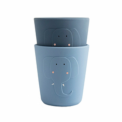 Set de 2 Gobelets en silicone Éléphante - Trixie