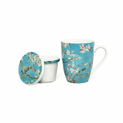 Mug with infuser Vincent van Gogh - Almond Blossom - Van Gogh Museum Amsterdam®