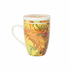 Mug with infuser Vincent van Gogh - Sunflowers - Van Gogh Museum Amsterdam®