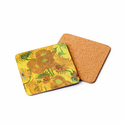 Cork Coaster Vincent van Gogh - Sunflowers - Van Gogh Museum Amsterdam®