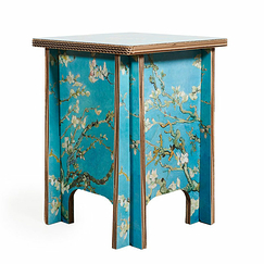 Tabouret pliable en carton Vincent van Gogh - Amandier en fleurs - Unfold x Van Gogh Museum Amsterdam®