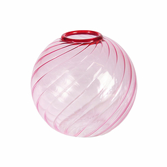 Vase Spiral Pink Ø 9 cm