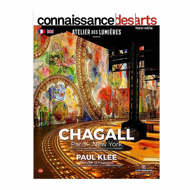 Connaissance des arts Hors-série / Chagall, Paris - New York. Paul Klee, peindre la musique. Atelier des Lumières