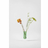 Vase en forme de tube Vert 16 cm