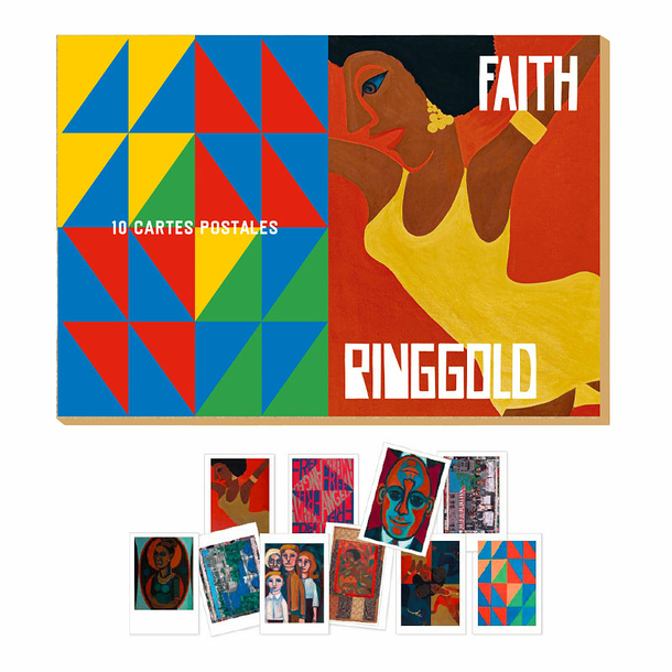 Lot de 10 Cartes postales Faith Ringgold