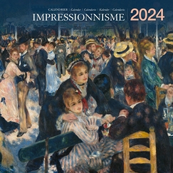 2024 Large Calendar - Impressionnism - 30 x 30 cm
