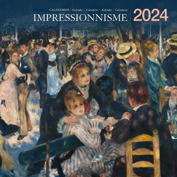 Calendrier 2024 Impressionnisme - 30 x 30 cm