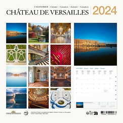 2024 Large Calendar - Palace of Versailles - 30 x 30 cm