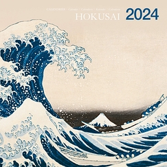 2024 Large Calendar - Hokusai - 30 x 30 cm