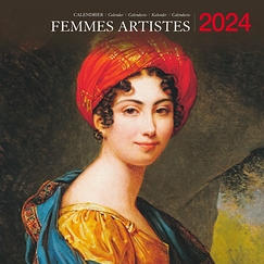 Calendrier 2024 Femmes artistes - 30 x 30 cm