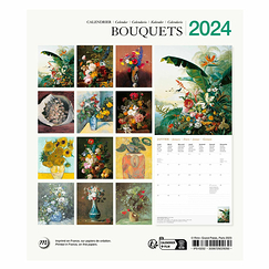 Calendrier 2024 Bouquets - 15.5 x 18 cm