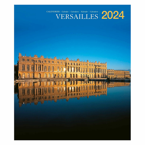 2024 Small Calendar - Palace of Versailles - 15.5 x 18 cm | Boutiques