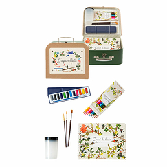 Watercolour Suitcase - Moulin Roty