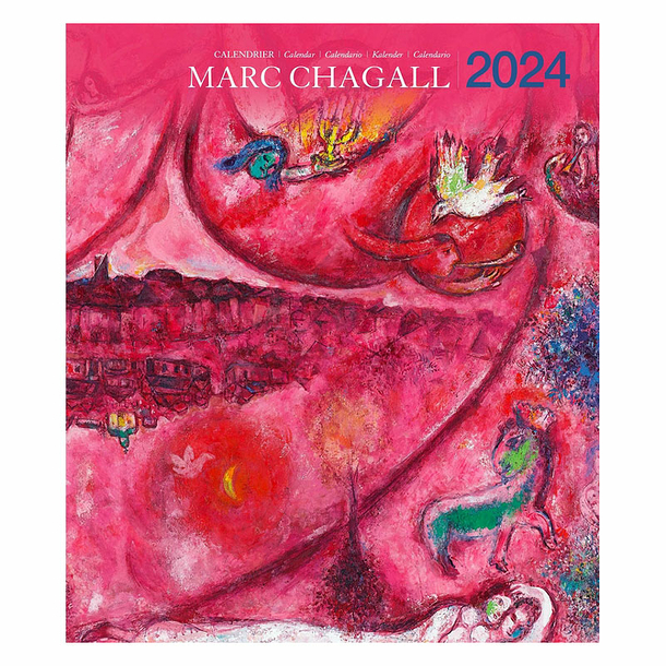 2025 Small Calendar - Marc Chagall - 15.5 x 18 cm | Boutiques de Musées