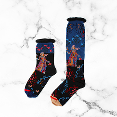 Lady with the unicorn High socks - 36-41 - Women