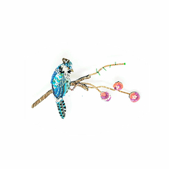 Broche Geais bleu - Trovelore