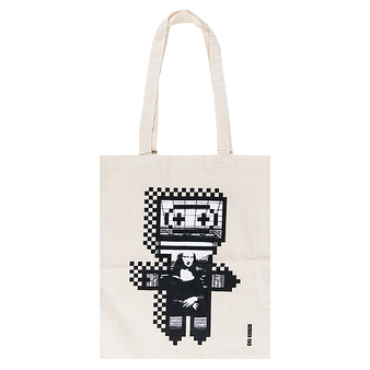 Totebag The Writings of the Louvre by M/M (Paris) - The Agent - 43x67 cm