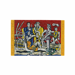 Micro Puzzle Fernand Léger - Les loisirs sur fond rouge, 1949 - 150 pièces