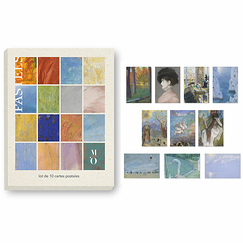 Set of 10 postcards Pastels from the Musée d'Orsay, from Millet to Redon