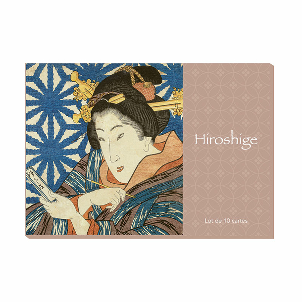 Lot de 10 Cartes postales Hiroshige