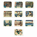 Lot de 10 Cartes postales Hiroshige