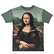 T-shirt Joconde all over vert Musée du Louvre 2023 taille S