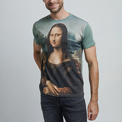 Mixed Mona Lisa all over T-shirt - Musée du Louvre