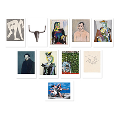 Lot de 10 cartes postales - Picasso Célébration 1973-2023 - 14 x 20 cm