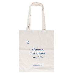 Sac Henri Matisse "Dessiner, c'est préciser une idée." - 43x37 cm