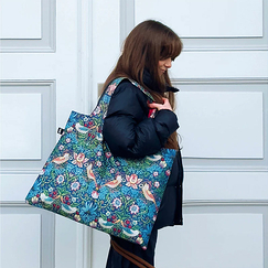Bag William Morris - Strawberry Thief - Recycled 50 x 42 cm - Loqi