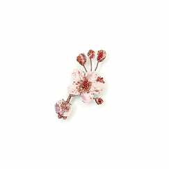 Cherry Blossom Brooch Pin - Trovelore