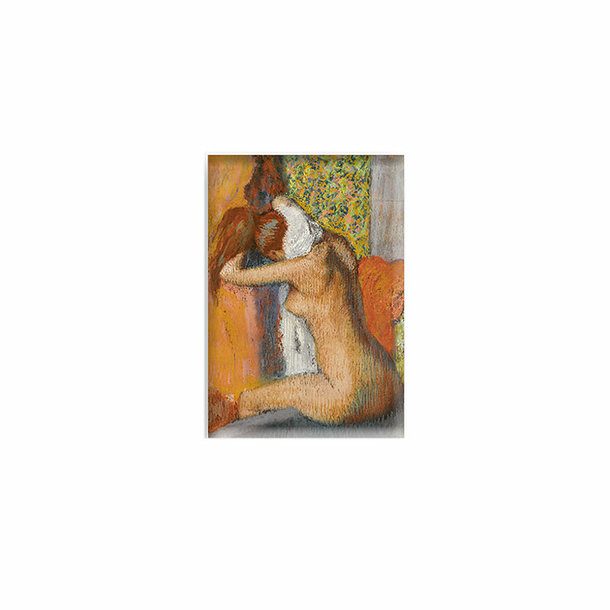 Magnet Edgar Degas - Après le bain, femme nue s'essuyant la nuque, 1898