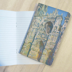 Small notebook Claude Monet - Rouen Cathedral. The portal and the Saint-Romain tower, full sun, 1894