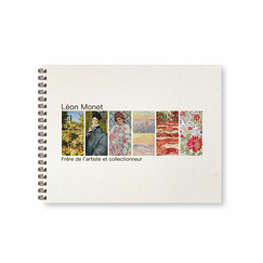 Cahier à spirale Léon Monet. Frère de l'artiste et collectionneur