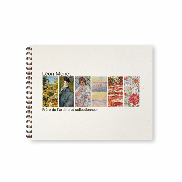 Spiral notebook Léon Monet. Brother of the artist and collector