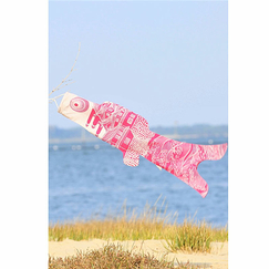 Koinobori Ôshiro Cerise - 70 x 26,4 cm