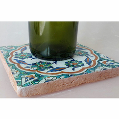 Trivet Iznik in terracotta