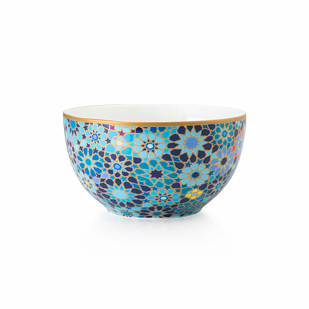 Bowl Mashrabiya in porcelain ⌀4.7"