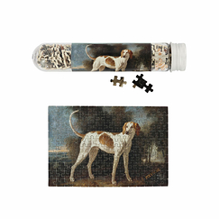 Micro Puzzle 150 pièces Jean-Baptiste Oudry - Polydore, chien de la meute de Louis XV, 1726