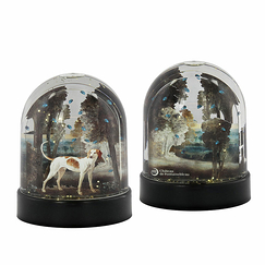 Snow globe Jean-Baptiste Oudry - Polydore dog of the pack of Louis XV, 1726