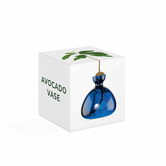 Avocado vase - Lapis blue